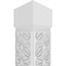 Ekena Millwork Craftsman Classic Square Non-Tapered Hampton Fretwork Column w/ Standard Capital & Standard Base CC1209ENHMPCSCS - alternate 4